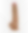 DRACO Dildo realista macio com uma textura extremamente autêntica.
