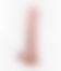 DILDO  SENSORY Dildo realista com ventosa, texturizado em tpr, estimulador.