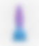 ZAFIRIA DILDO BRILLO LUNAR Dildo erótico com design lunar, ergonómico, suave e luminoso