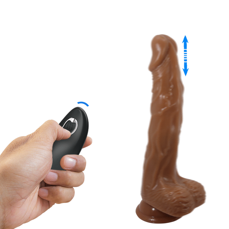 BODACH VIBRADOR REALÍSTICO COM VENTOSA DE CONTROLE REMOTO nº