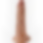 Roi coq pénis réaliste mulâtre 14cm