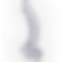 King cock - dildo curvo realistico, trasparente -16,5 cm