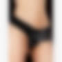 OUCH! REALISTIC LEATHER STRAP-ON 8 INCHES BLACK
