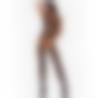 WOMAN BS059 BODYSTOCKING NERO TAGLIA UNICA