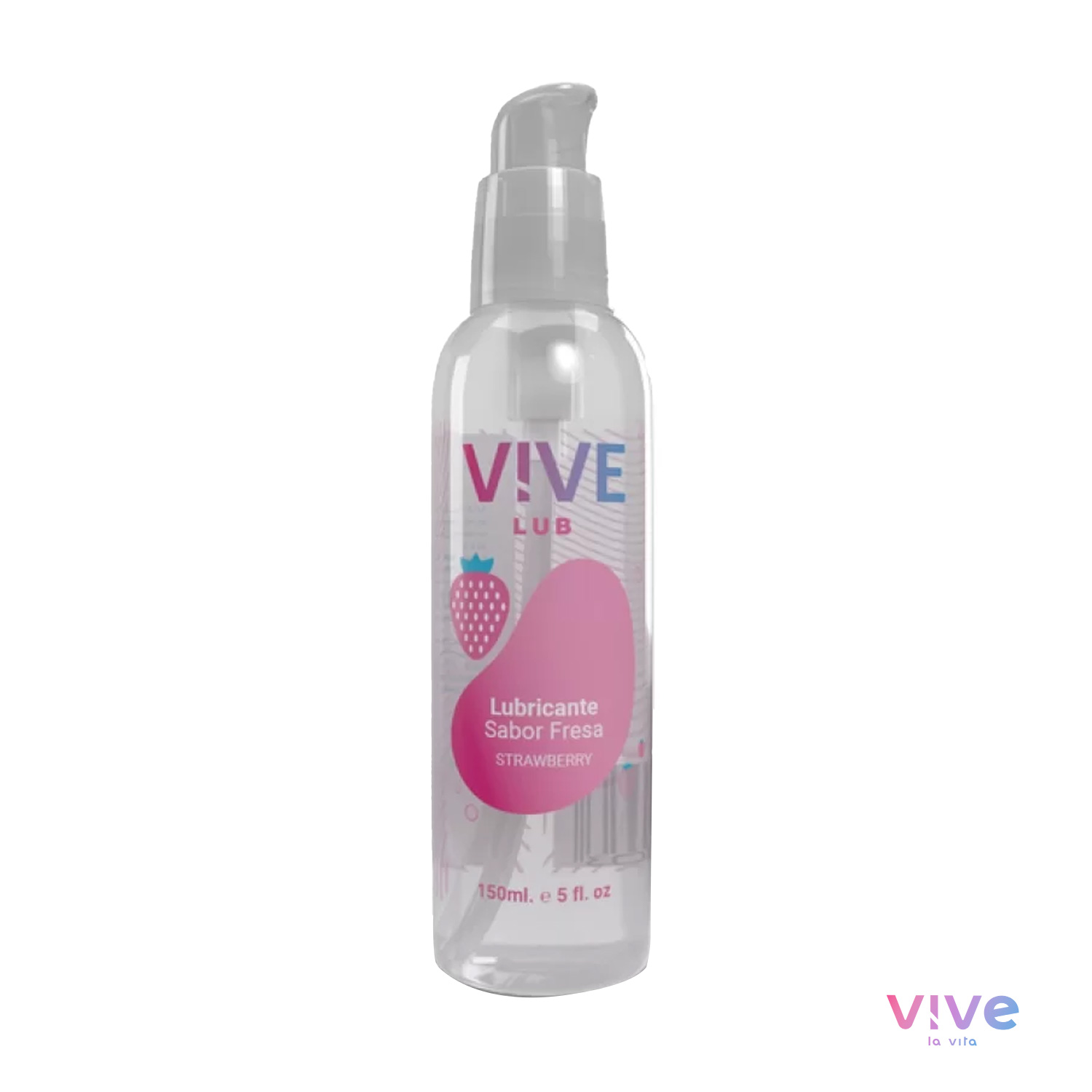 VIVE LUB DE FRESA Uno de los lubricantes con mejor sabor a fresas del mercado