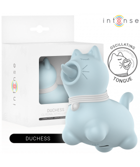 PUPPY DUCHESS Vibrador língua para clitóris em forma de gato azul