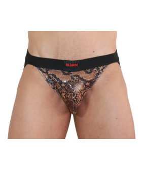 JOCK SNAKE Jockstraps elegantes com padrão de cobra