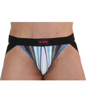 009 JOCK MULTICOLOR / NEGRO S Jockstraps sofisticados e sensuais com ajuste confortável.