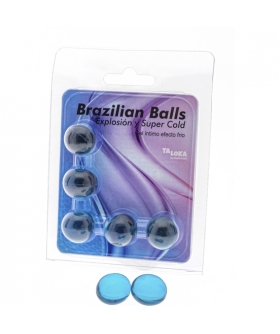 BOLA DE FRÍO 2 boules brésiliennes explosion d'arômes excitant gel effet froid