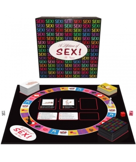 A LIFETIME OF SEX Jeu érotique pour couples avec des cartes et un plateau multilingue