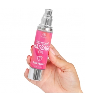 PÉTALOS ROSA Aceite sensorial de rosas para masajes, hidrata y calma