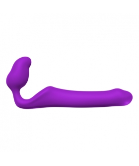 QUEENS M Dildo sin correas de silicona suave para doble estimulación