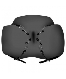 EL ARCÓN Séparateur BDSM en cuir PU, pinces réglables, contrôle absolu