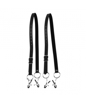 EL ARCÓN Séparateur BDSM en cuir PU, pinces réglables, contrôle absolu