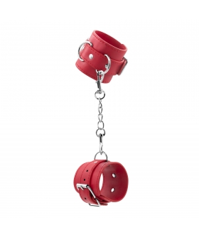 SUMISION PASION Manette regolabili in similpelle, unisex e sicure