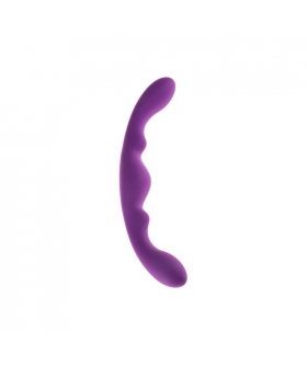 ALIVE LUNA Luna gode double pénétration silicone violet 25 cm