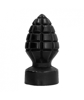 ALL BLACK 14 BUTTPLUG Plug anal tout noir 14cm