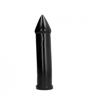 ALL BLACK DILDO 24 Vibrador todo preto 24cm