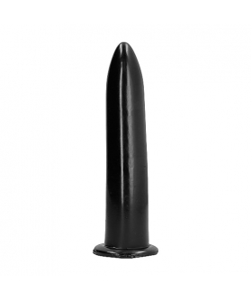 ALL BLACK DILDO 19 Dildo morbido di buone dimensioni