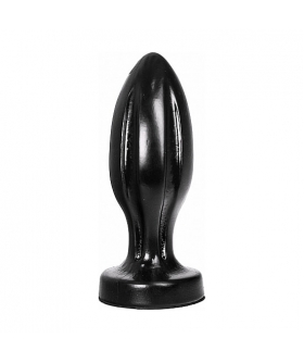 ALL BLACK RIPTIDE Plug anal tout noir 21cm