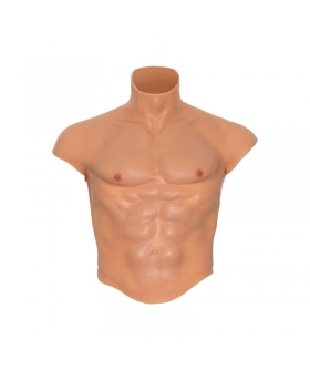 ALTER EGO CAMISETA SILICONA TO T-shirt en silicone avec des abdominaux pour le travestissement.