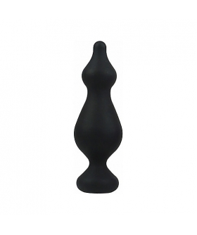 AMUSE BLACK BUTT PLUG - L Amuse plug anale in silicone nero taglia l