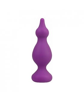 AMUSE BLACK BUTT PLUG - M Plug anal amuse silicone violet taille m