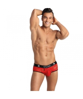 BRAVE JOCK BIKINI Lencería sensual única con encaje rojo y trasero abierto