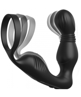 MASAJEADOR PROSTÁTICO VIBRADOR Estimula próstata con sistema de ordeño y diseño curvado