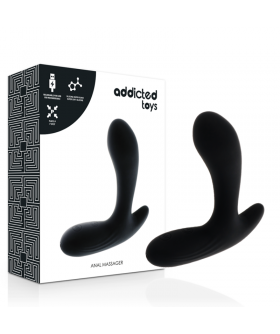 BLACK VIBRATION Vibromasseur masculin rechargeable en silicone de haute qualité