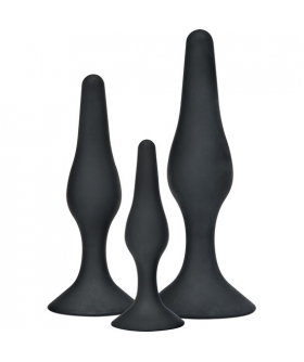 CURVY COMPANIONS KIT Kit de 3 plugs anales de diferentes tamaños