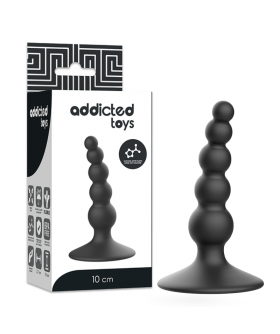 ADDICTED PLUG ANAL BOLITAS Brinquedo anal de silicone para iniciantes.