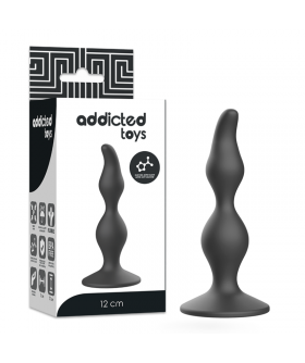 ADDICTED PLUG ANAL CURVO  Brinquedo anal para iniciantes, suave e seguro.