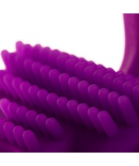 BULLET COCK RING Anel para o pénis com vibração bullet lastic ring adrien lastic roxo