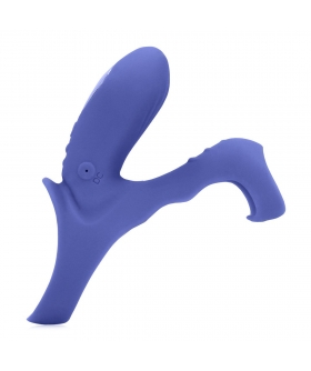 DOBLE MORA Anel vibratório em silicone com vibração de múltiplas velocidades
