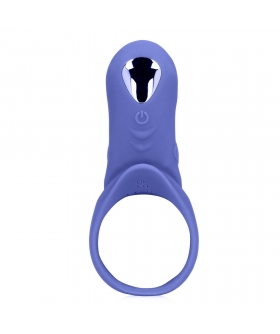 DOBLE MORA Anel vibratório em silicone com vibração de múltiplas velocidades