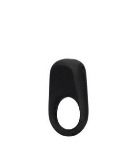 BLACK INTENSO Anillo vibrador multivelocidad en silicona, carga usb, unisex