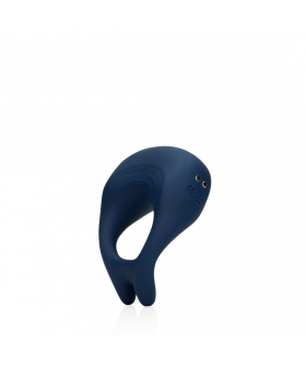 BLUE INTENSO Anel vibrador com multivelocidades, recarregável e resistente à água.