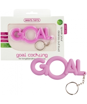 GOAL Anillo-llavero rosa para el pene, discreto y adaptable