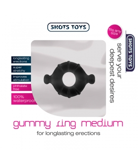 GUMMY RING M Anillo ajustable, aumento de erección, material seguro y elástico