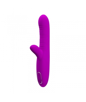 ANGELIQUE Vibrador dual con 12 vibraciones y 4 movimientos tipo finger