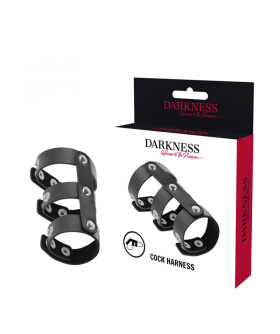 HARNESS TRIPLE Anneau pour pénis et testicules pour l'excitation