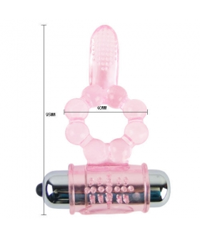 ANILLO VIBRATOR SILICONE Anello vibrante con doppia stimolazione - vive la vita: incredibile giocattolo sessuale pe