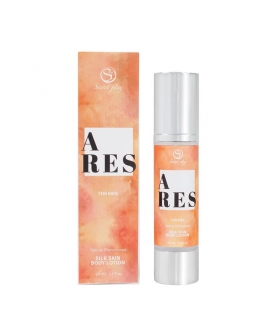 ARES LOCIÓN PIEL Loción masculina, piel sedosa, atrayente sexual natural