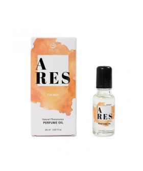 ARES NATURAL Parfum boisé roll-on à longue tenue et double attrait