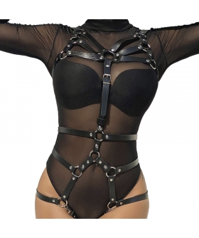 ARNÉS DE CUERPO CORREAS AJUSTA Vêtement de lingerie érotique de la marque subblime, harnais