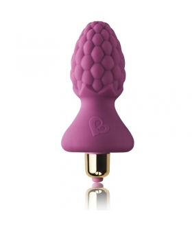 ASSBERRIES Plug anal vibrador con texturas y vibraciones