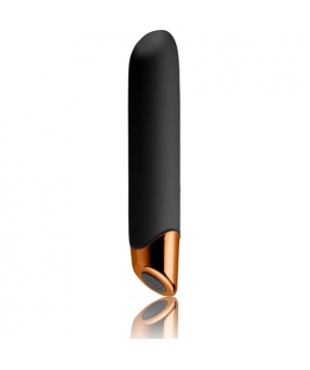 CHAIAMO Vibrador recto siliciona, 10 modos, recargable y sumergible