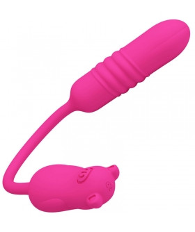 BALA VIBRADORA THRUSTING VIBRA Vibrador silicona recargable, empuje y vibración únicos