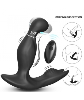 BAT KING  Vibrador ergonómico recargable con 9 modos y 3 velocidades